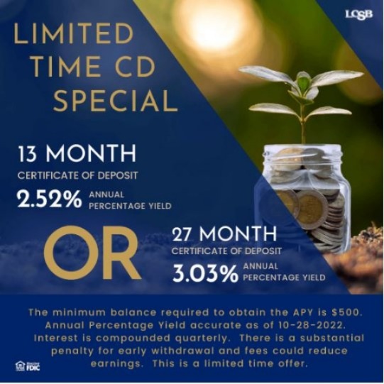 Limited Time Offer CD Special